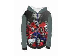 Толстовка 3D с полной запечаткой Манчестер Юнайтед, Manchester United FC №7