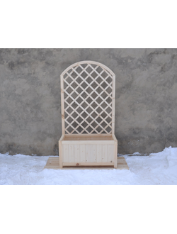 Кашпо арка шпалера деревянное 1000х1850 мм.