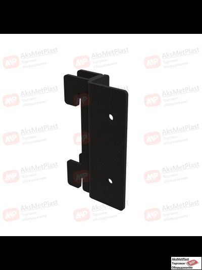 MB-2287DX/SX Крепеж вертикальной панели для колонны левый-правый с захватами черный шагрень