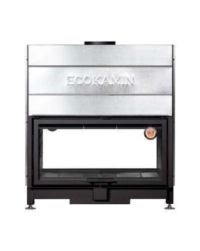 Каминная топка Вега 1000 TB туннельная черный шамот, Экокамин (Россия)