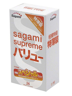 Ультратонкие презервативы Sagami Xtreme Superthin - 24 шт, Sagami, Япония