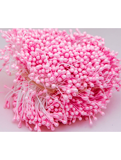 Тычинки капельки около 340 нитей , двусторонние , розовый холодный