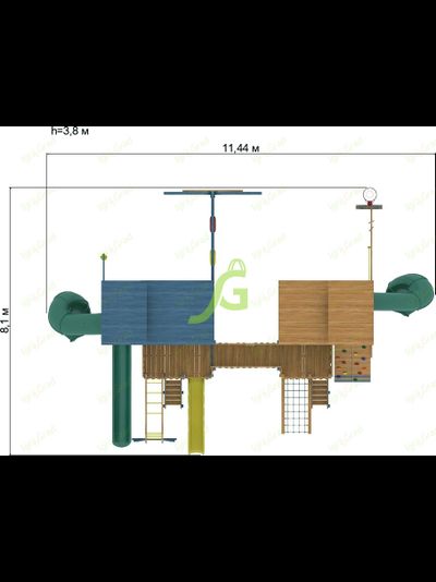 Детская площадка IgraGrad Домик 7 мод.2