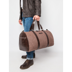 Портплед + дорожная сумка (2 в 1) Palermo Premium 
brown (арт. 4038-52)