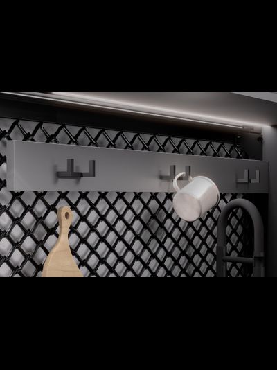 Энни 1,0 м кухонный гарнитур Графит серый