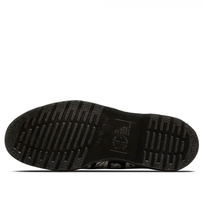 Ботинки Dr. Martens 1461 женские с рисунком черно-белые