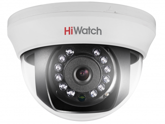 HiWatch DS-T591 5 Мп купольная HD-TVI видеокамера с ИК-подсветкой до 20 м