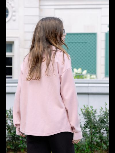 Теплая рубашка пудра