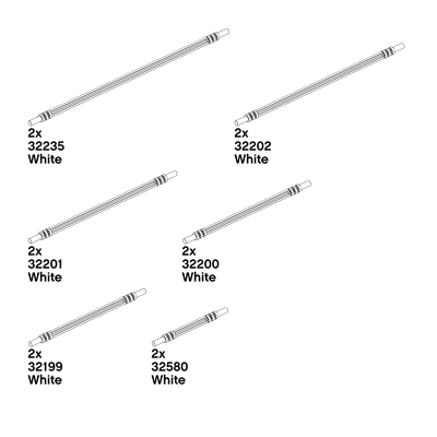 !АНАЛОГ! Special Elements for Structures Set /  Hoses White,  (SPEC4)