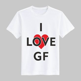 Футболка I love Gf