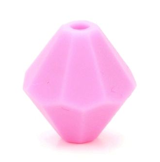 Силиконовый кристалл 13x14 мм Розовый