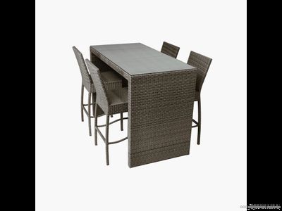 Барное кресло из ротанга