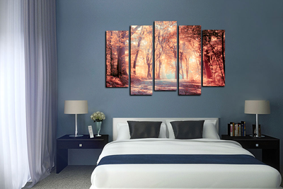 Модульная картина "Осенний день"