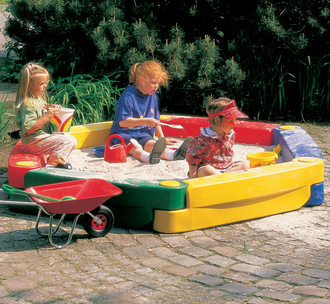 ПЛАСТИКОВАЯ ПЕСОЧНИЦЫ 2KIDS M ИЗ 5 ЭЛЕМЕНТОВ + 100 бонусов