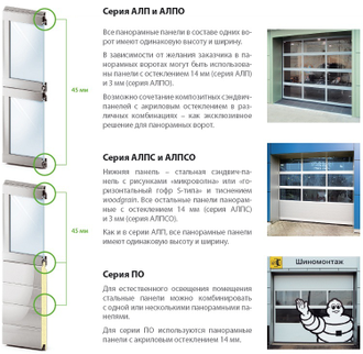 ПАНОРАМНЫЕ СЕКЦИОННЫЕ ВОРОТА ALUTECH СЕРИИ ALUPRO ИЗ ПАНОРАМНЫХ ПАНЕЛЕЙ (АЛП)