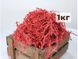 Бумажный наполнитель, красный, 1 кг