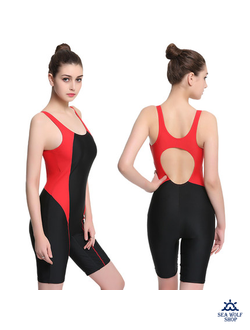 Купальный костюм FB черно-красный р.50