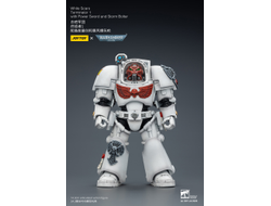 Терминатор Белых Шрамов (Warhammer 40K) - КОЛЛЕКЦИОННАЯ ФИГУРКА 1/18 White Scars Terminator with Power Sword and Storm Bolter (JT03189) - JOYTOY