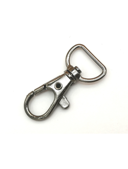 Карабин для сумок, 40*20 мм (под ремень 16 мм) никель