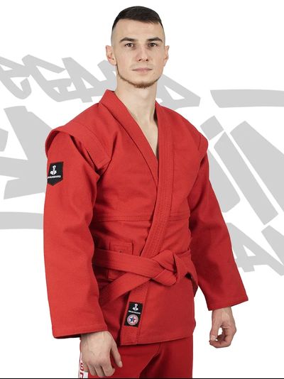 Куртка для самбо ВФС BRAVEGARD Ascend Тренинг красный