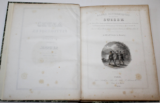 Живописные Альпы. Описание Швейцарии. В 2-х частях. [На фр. яз.].  Paris: Delloye, 1837-1838.