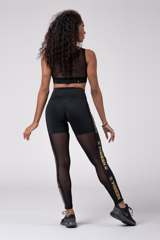 Леггинсы Gold Mesh leggings 829