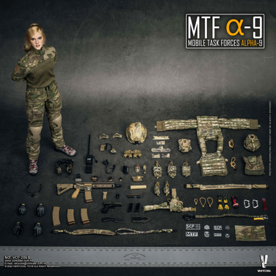 Оперативница МОГ Альфа-9 "Последняя надежда" (SCP Foundation) - КОЛЛЕКЦИОННАЯ ФИГУРКА 1/6 MTF Alpha-9 (VCF-2063) - VERYCOOL
