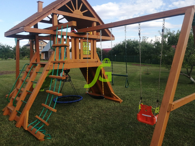 Детская площадка IgraGrad Крепость Фани с рукоходом (Дерево)