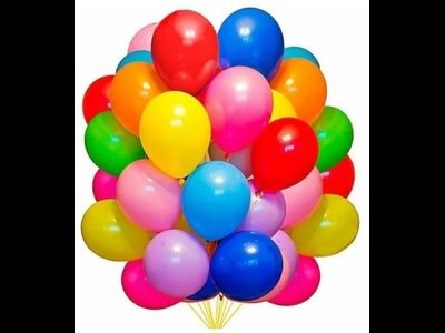 Шар без рисунка с гелием