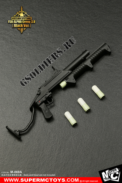 Спецназ "Альфа" - КОМПЛЕКТ ЭКИПИРОВКИ 1/6 Russian Spetsnaz - FSB Alfa Group 3.0 Black Ver. (M-069 A) - SUPER MC TOYS (БЕЗ ТЕЛА И ГОЛОВЫ)