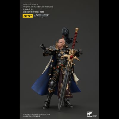 Дженеция Крол, рыцарь-командор Сестер Безмолвия (Warhammer Horus Heresy) - КОЛЛЕКЦИОННАЯ ФИГУРКА 1/18 Sisters of Silence Knight-Commander Jenetia Krole (JT00829) - JOYTOY