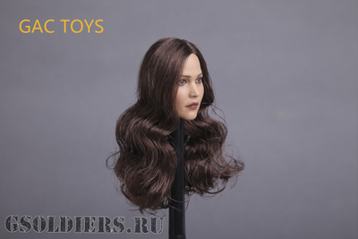 Дженнифер Лоуренс - Женская голова (скульпт)  1/6 female head sculpture in Europe and America, curly hair (GC003 B) - GACTOYS