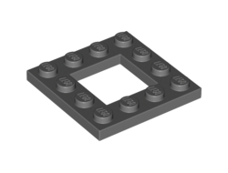 Plate, Modified 4 x 4 with 2 x 2 Open Center, Dark Bluish Gray (64799 / 6186825)