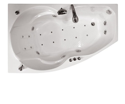 Акриловая ванна Triton Бриз Правая,150х95x67 см