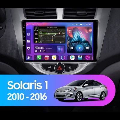 Штатная магнитола FarCar для Hyundai Solaris 1 (2010-2016) на Android 12