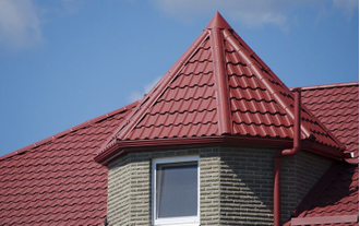 Планка конька круглого R110х2000 полиэстер
