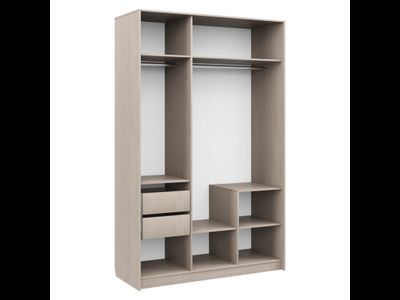 Муза 25 Шкаф 3-х створчатый Тира/кадена вуд (1382*2205*554мм)