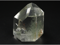 Кварц горный хрусталь с фантомами и хлоритом, кристалл полированный, Бразилия (37*31*27 мм, 44 г) №36852