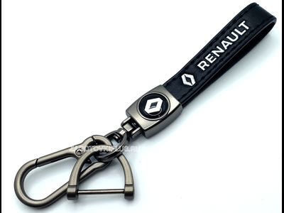 Премиум кожаный брелок с логотипом RENAULT