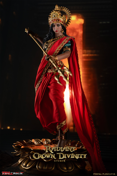 Индийская красавица в красном - Коллекционная ФИГУРКА 1/6 scale Radiant Crown Divinity Golden (PL2023-211A) - TBLeague