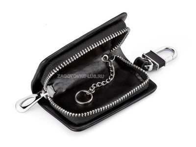 Ключница авто из натуральной гладкой кожи с логотипом SUZUKI