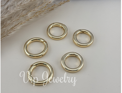 Замки, латунь, покрытие позолота, размер 20*3 мм