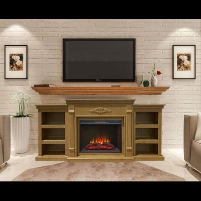 Электрокамин Брукс LUX DN с очагом Sparta 25.5 LED