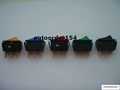 Выключатель клавиша "узкая" (2 положения) 03000085