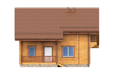 Дом из клееного бруса ПБ-22, 175 м2