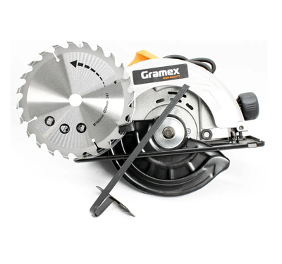 Пила дисковая Gramex HCS-185-1700 (1700Вт, 185/20мм, 4800 об/мин, угол 45)