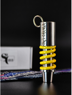 МУНДШТУК SPRING 2.0 YELLOW С ЛЕНТОЙ