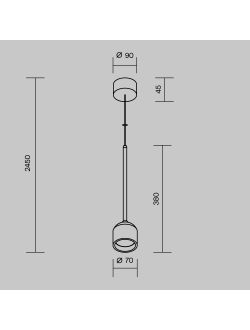 Подвесной светильник Apex, O491PL-L6B3K