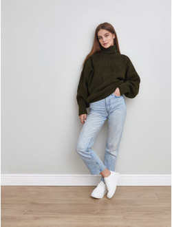 Свитер женский хаки