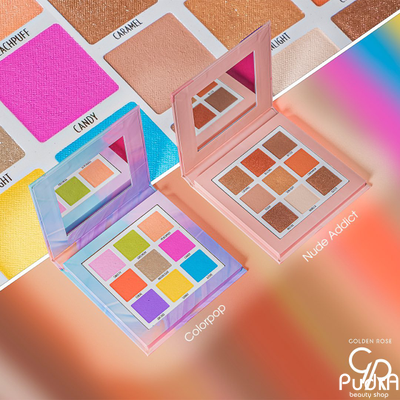 Golden Rose Палетка теней MISS BEAUTY EYESHADOW PALETTE Nude Addict